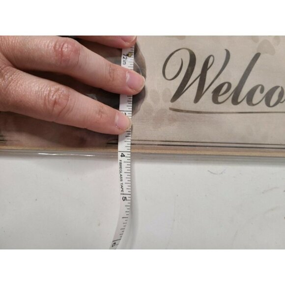 Wooden Rectangle Hanging Sign Dog Size 4x12" - Picture 7 of 7